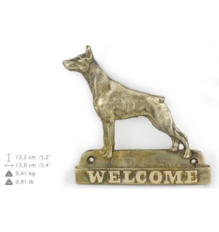 Doberman welcome plakietka Art-Dog